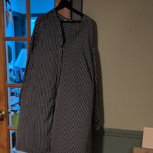 Black and White Striped Shirt